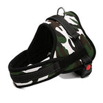 Personalized Quick Release Dog Harness Red Camo Black