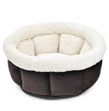 Cute Warm Soft Bed for Cat Small Dogs Non-Slip Fiber