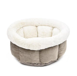 Cute Warm Soft Bed for Cat Small Dogs Non-Slip Fiber